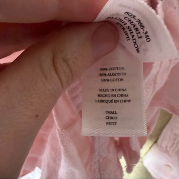 Rails Charli Striped Button-Up Women’s Top Size Small - Picture 10 of 11